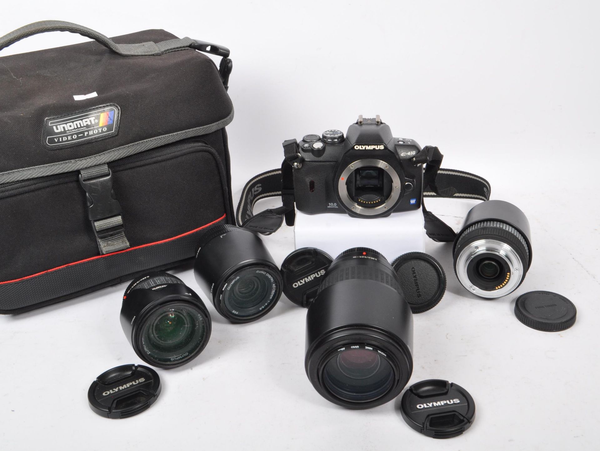 OLYMPUS FOUR THIRDS SYSTEM LENSES AND E-410 - Image 2 of 5