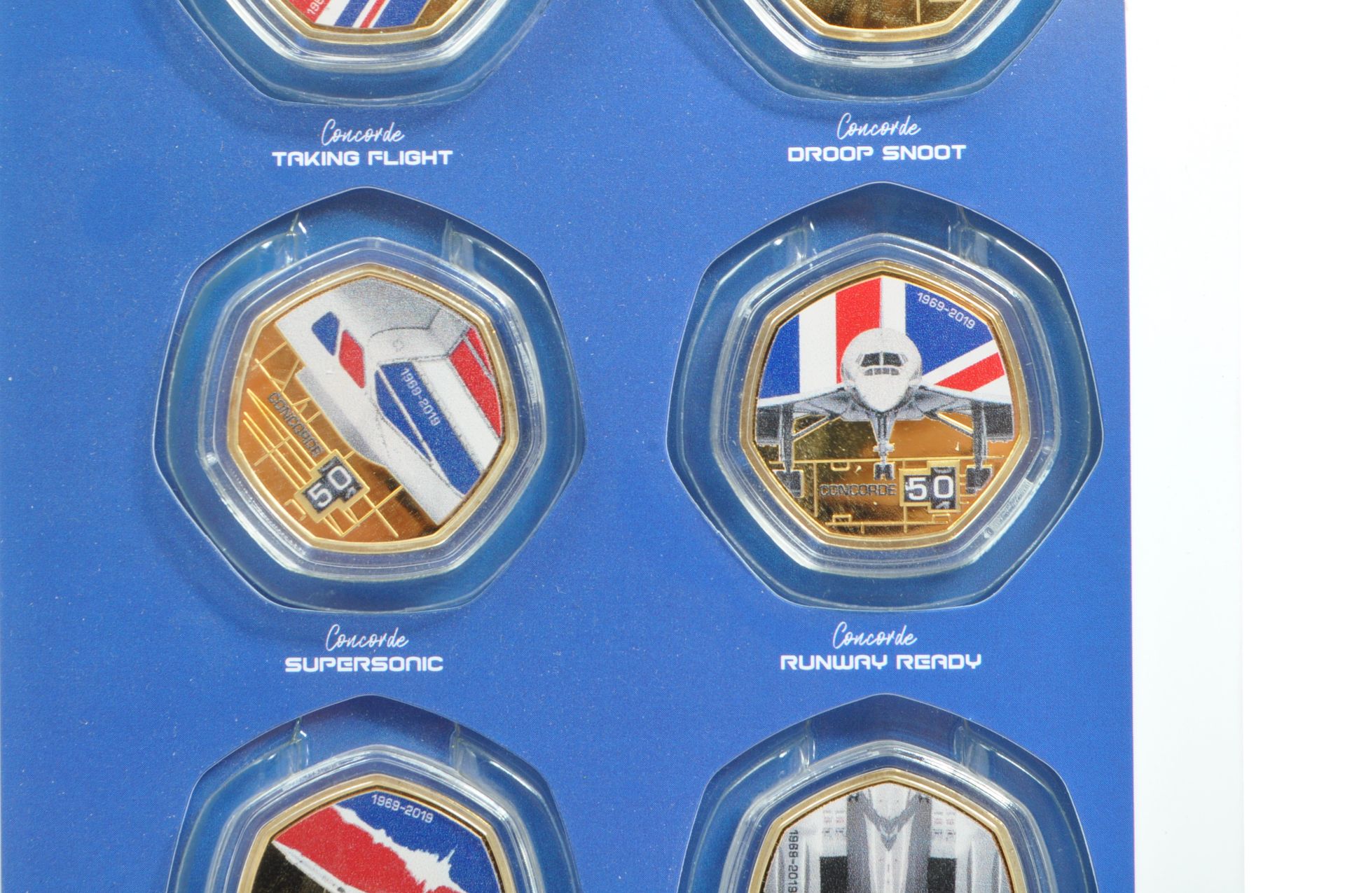 CONCORDE 50TH ANNIVERSARY GOLD EDITION SET OF COINS - Bild 3 aus 6