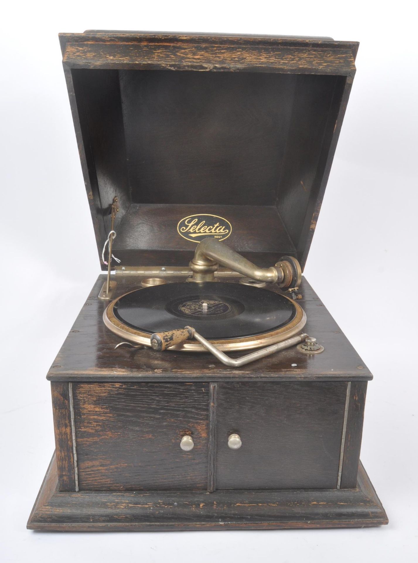 SELECTA - EARLY 20TH CENTURY ART DECO GRAMOPHONE