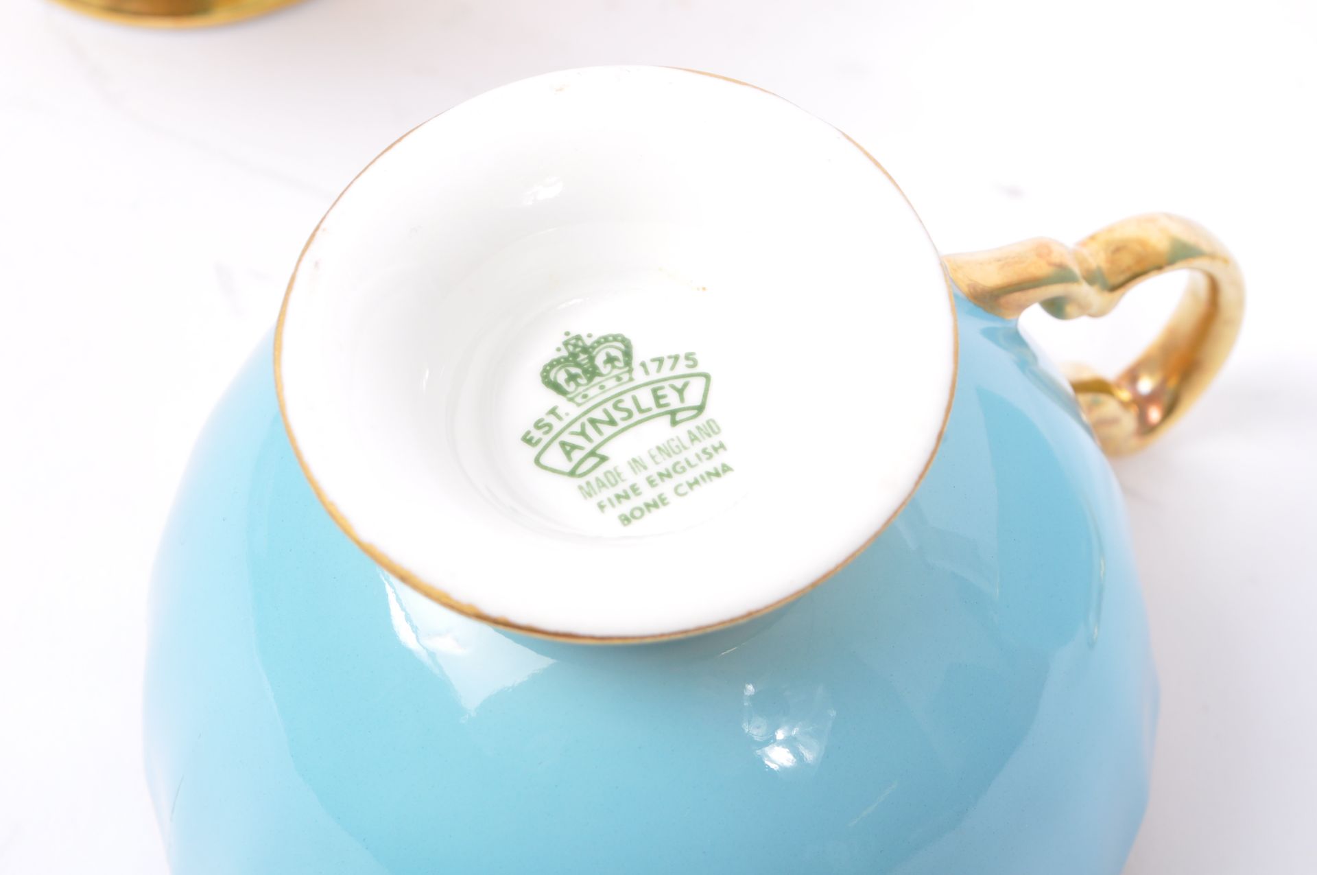 AYNSLEY - COLLECTION OF 20TH CENTURY CABINET TEACUPS - Image 10 of 11