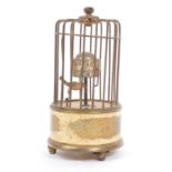 1950S MID CENTURY GERMAN KAISER ORBITAL BIRD CAGE CLOCK