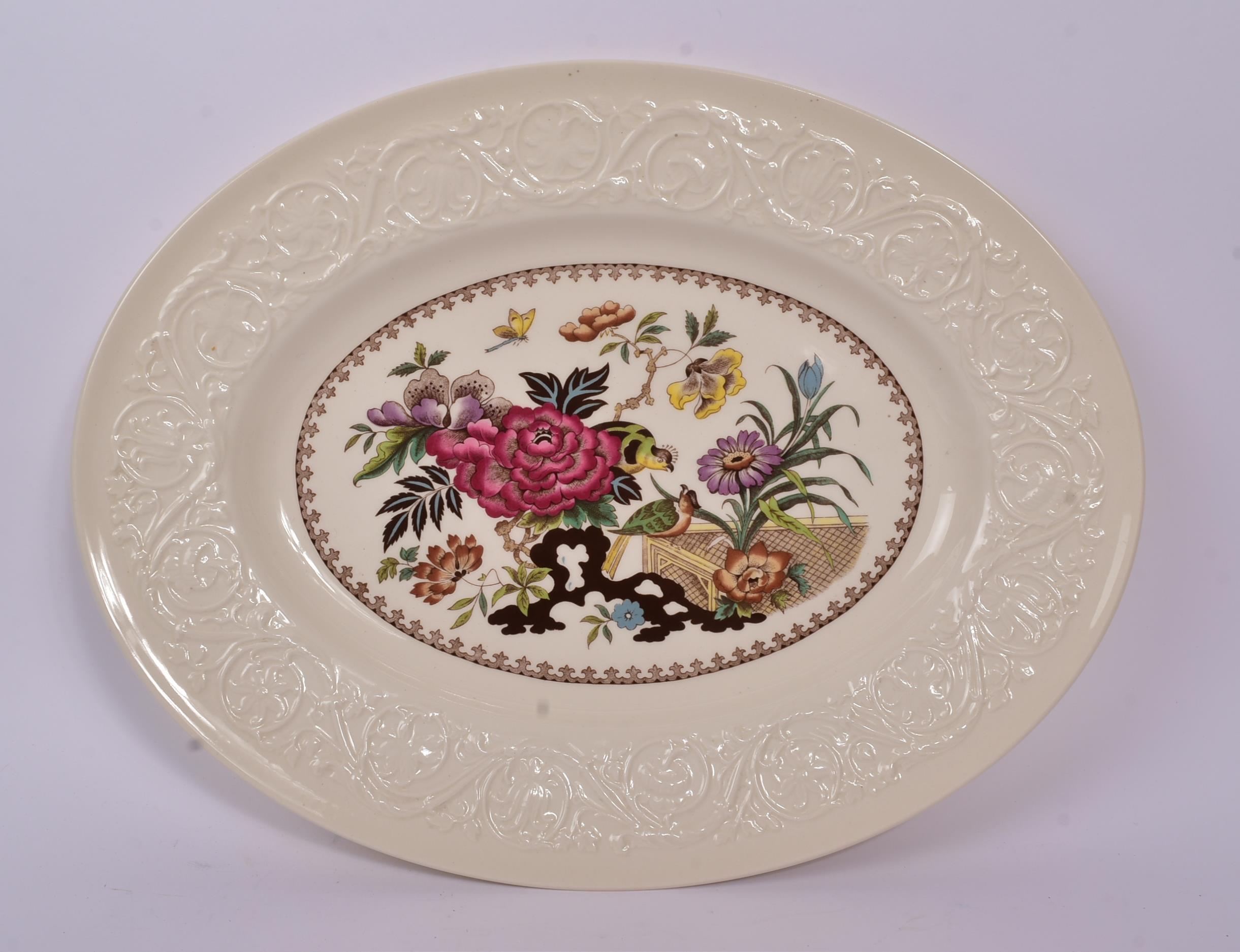 MINTON - WEDGWOOD - TWO LARGE CHINA PLATTER PLATES - Image 4 of 7