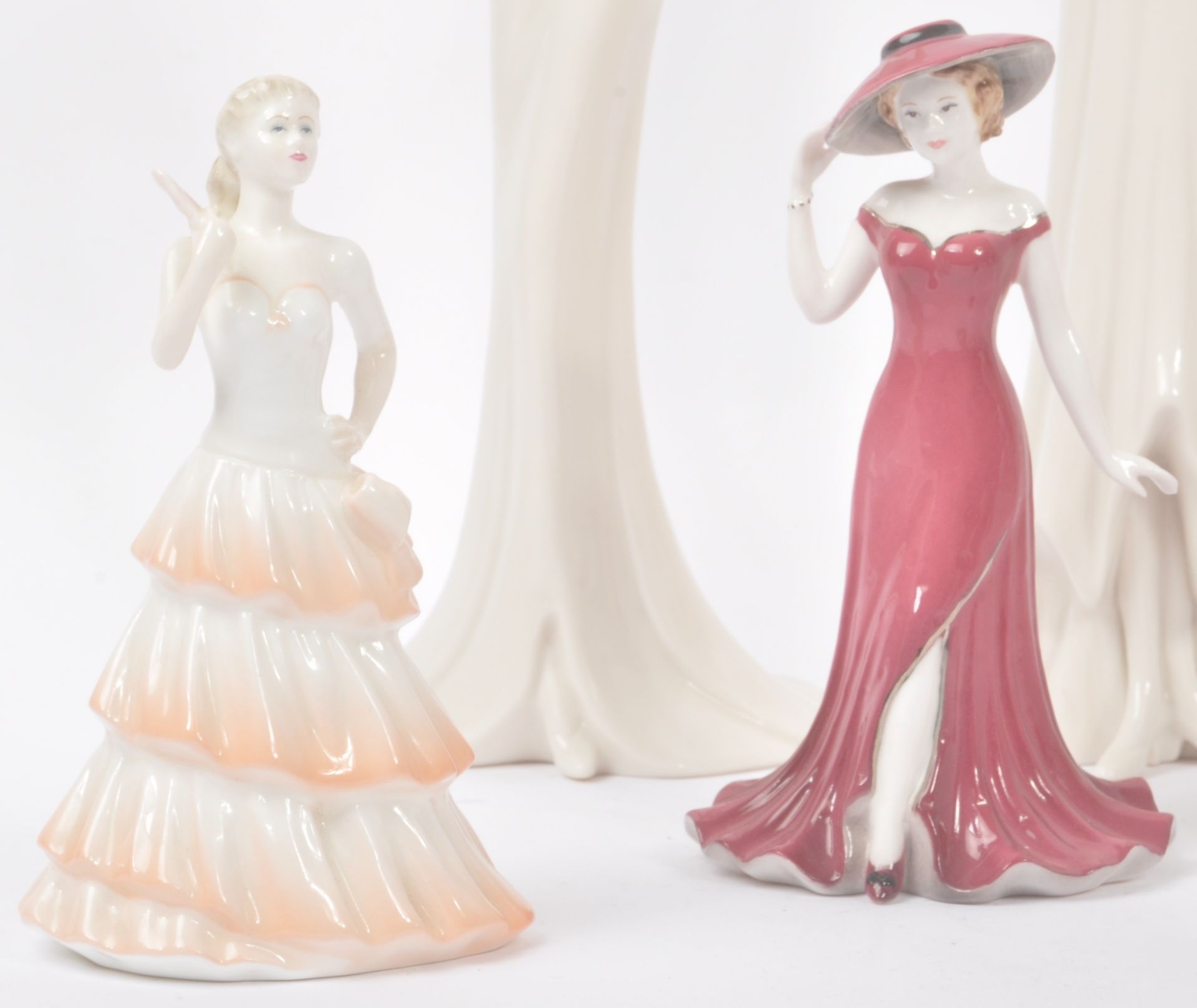 COALPORT - COLLECTION OF PORCELAIN FEMALE LADY FIGURINES - Image 4 of 9