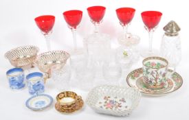 COLLECTION OF VINTAGE 20TH CENTURY CERAMIC & GLASSWARE