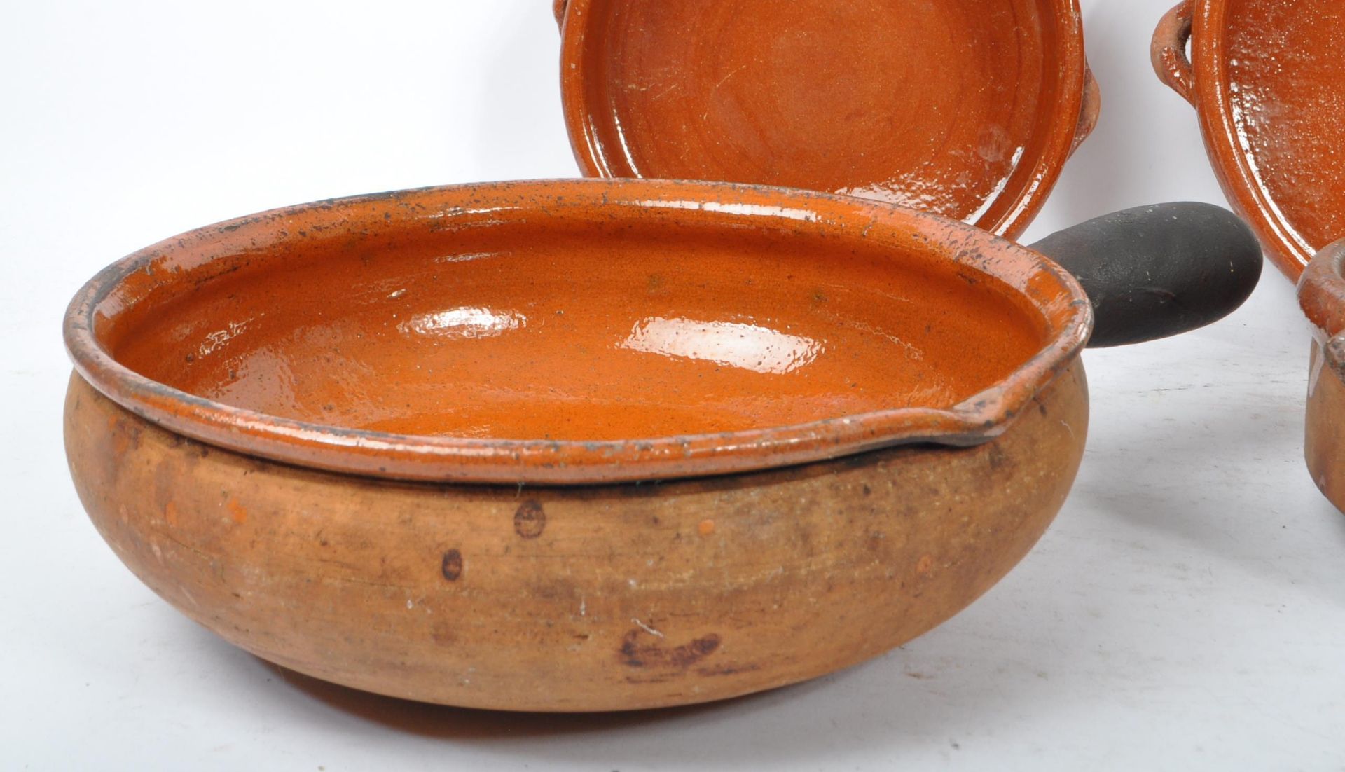 VINTAGE 20TH CENTURY FRENCH TAPAS TERRACOTTA BOWLS DISHES - Image 2 of 5