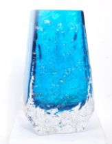 WHITEFRIARS - RETRO STUDIO ART GLASS COFFIN VASE