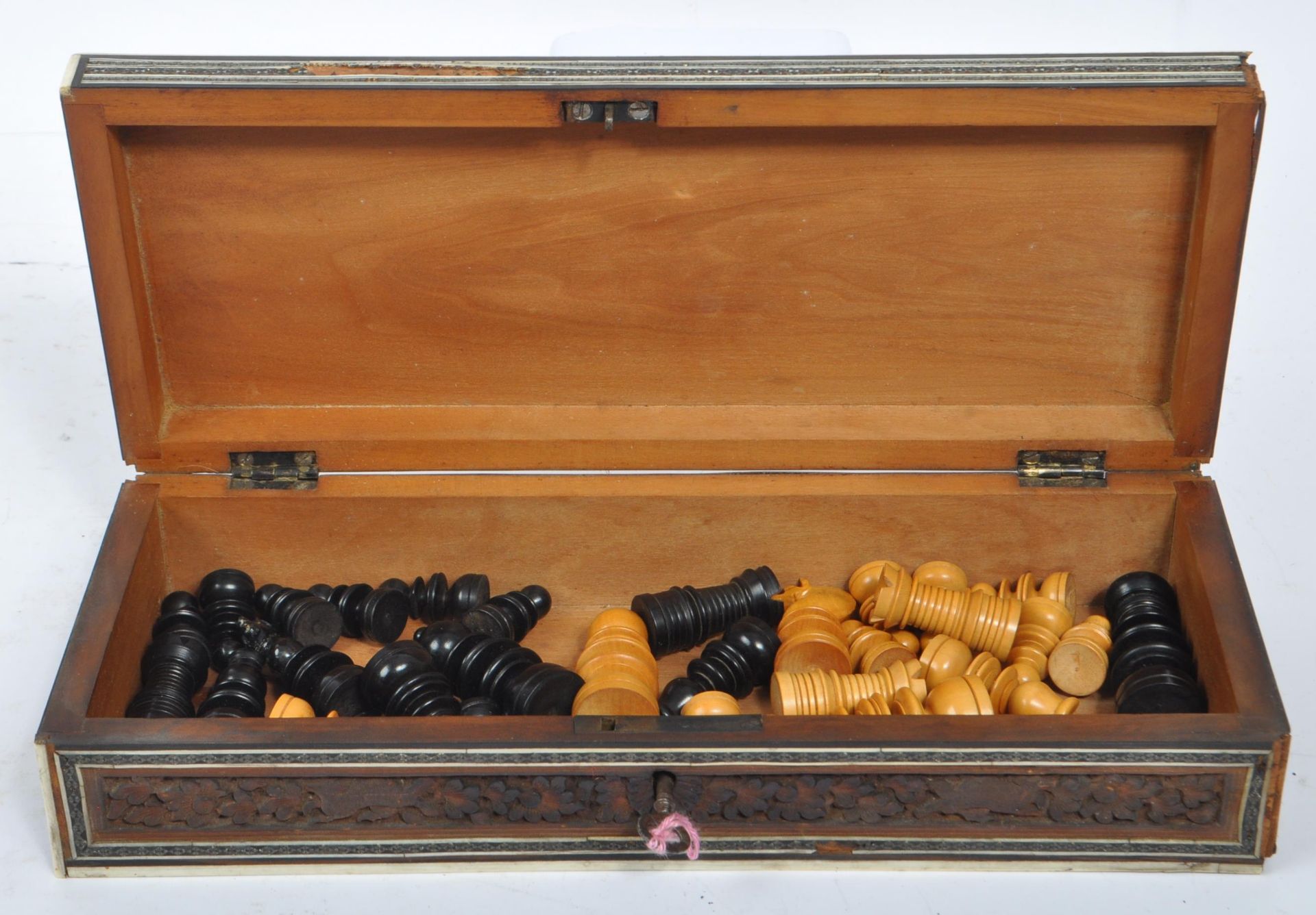 19TH CENTURY WOODEN GAMES BOXES - Bild 9 aus 10