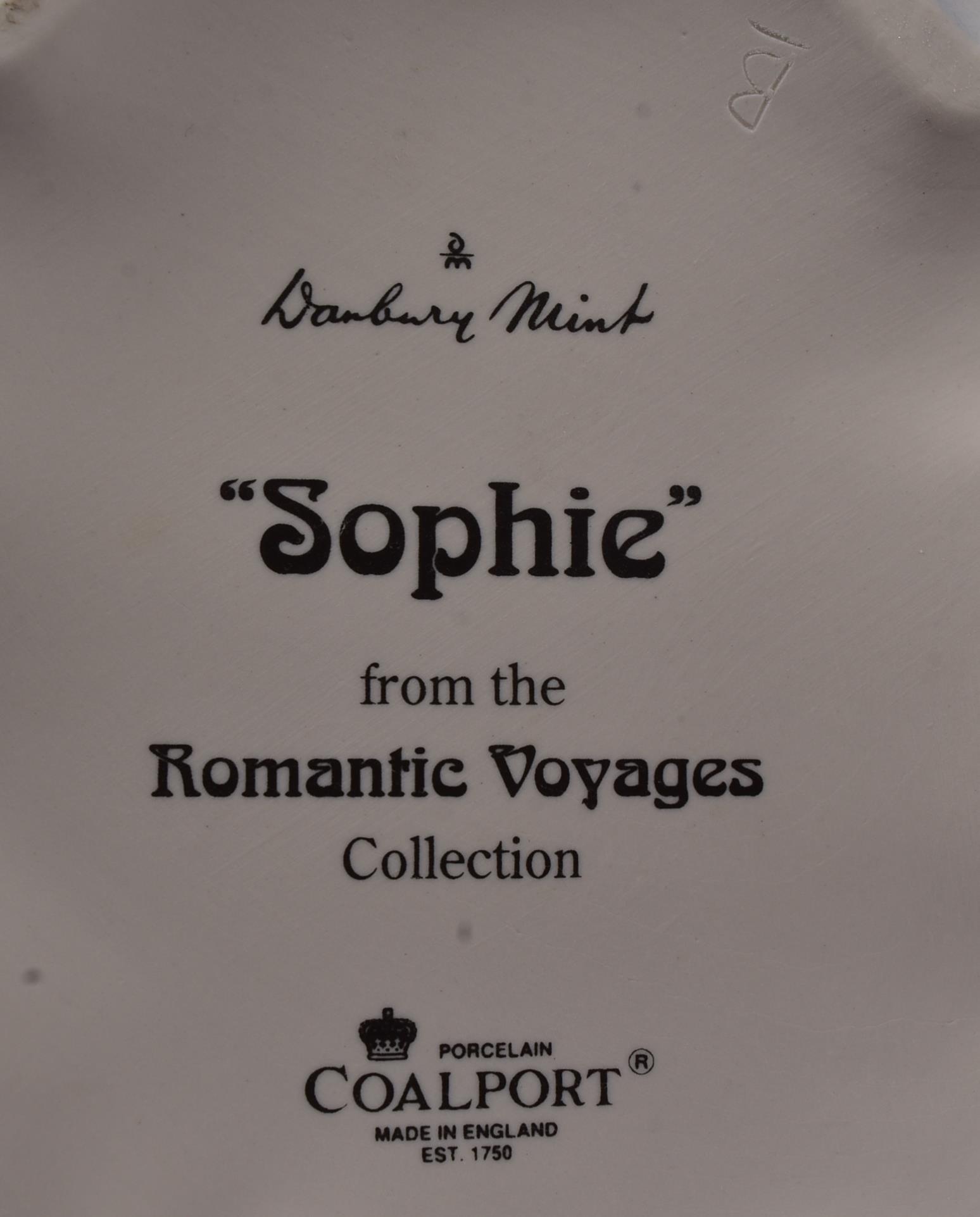 COALPORT DANBURY MINT - FOUR ROMANTIC VOYAGES FIGURES - Image 8 of 8