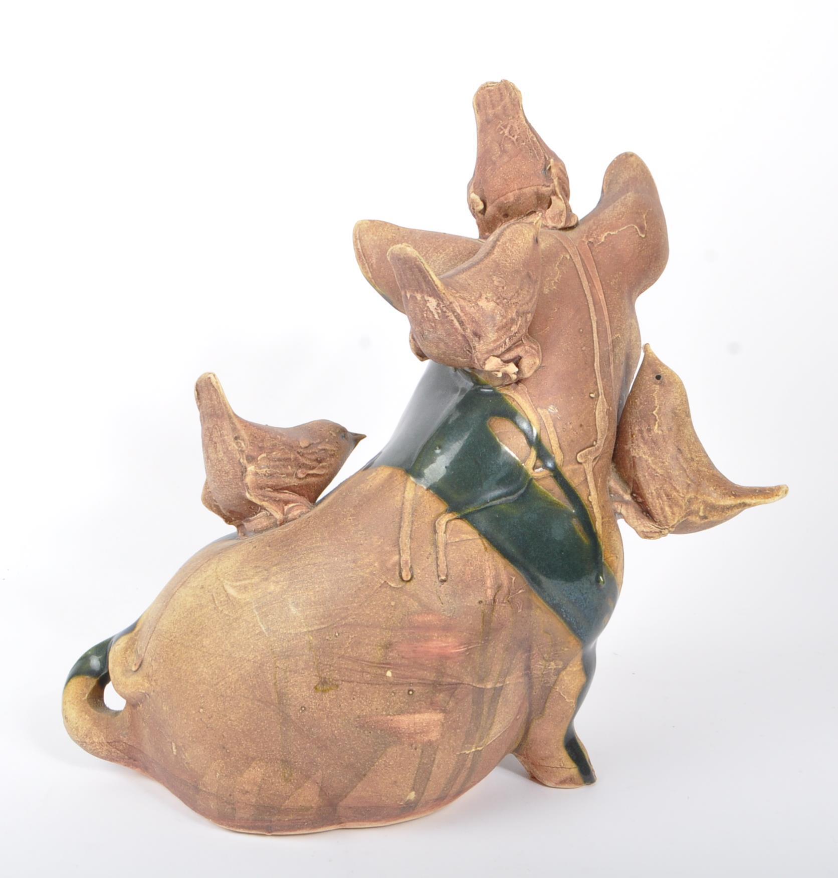 JOHN BOURDEAUX POTTERY - CONTEMPORARY POTTERY PIGS - Image 2 of 5