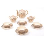 20TH CENTURY JAPANESE SATSUMA TEA SERVICE