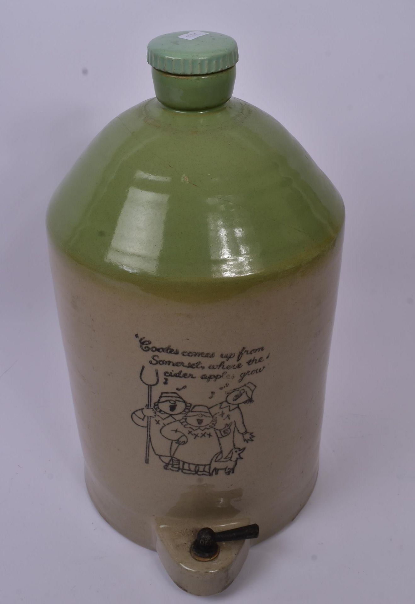 COATES OF SOMERSET - MID CENTURY EARTHENWARE CIDER KEG - Image 2 of 5