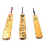 OF SPORTING INTEREST - COLLECTION OF THREE CRICKET BATS