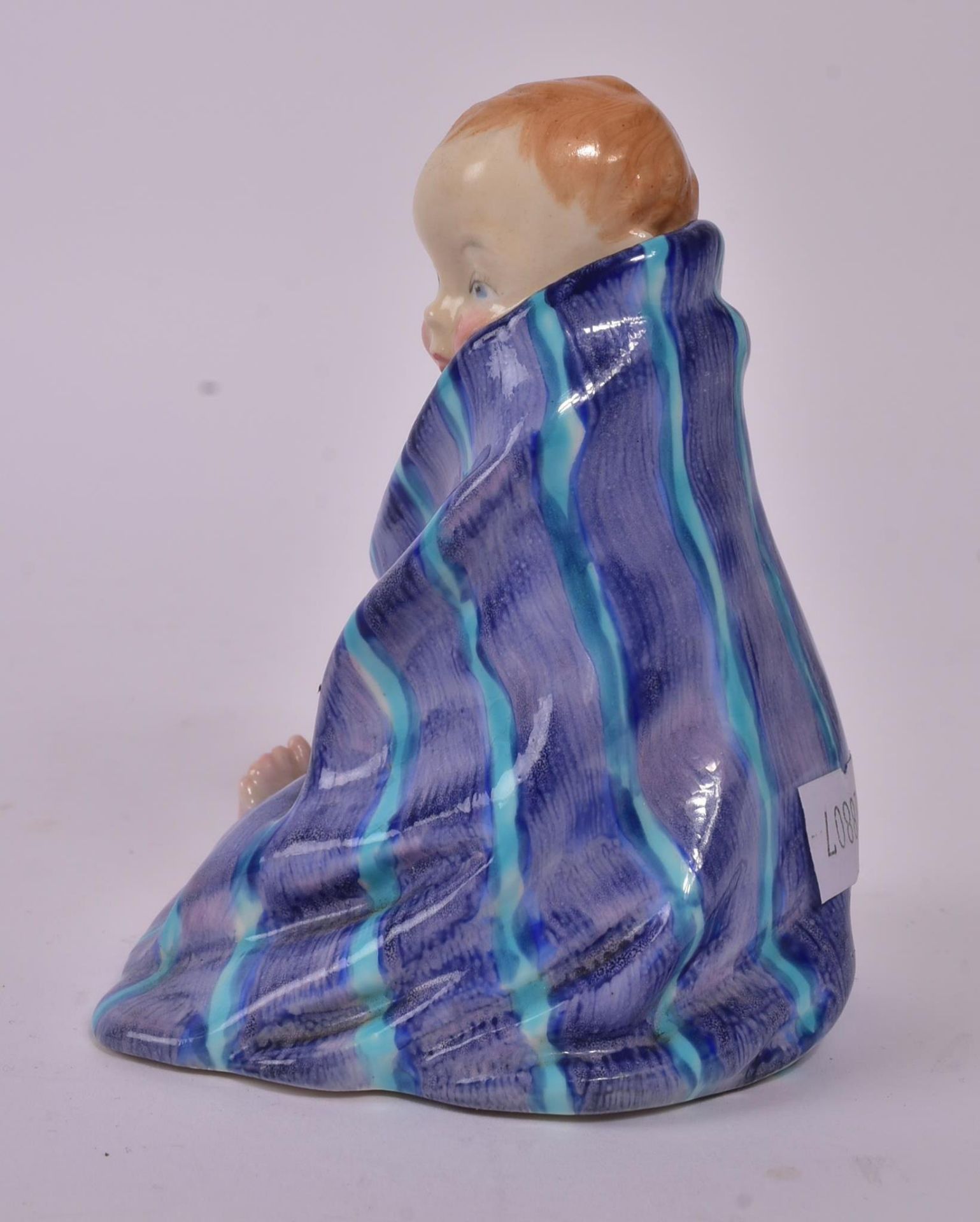 ROYAL DOULTON - PORCELAIN BLUE 'THIS LITTLE PIG' FIGURE - Image 2 of 5