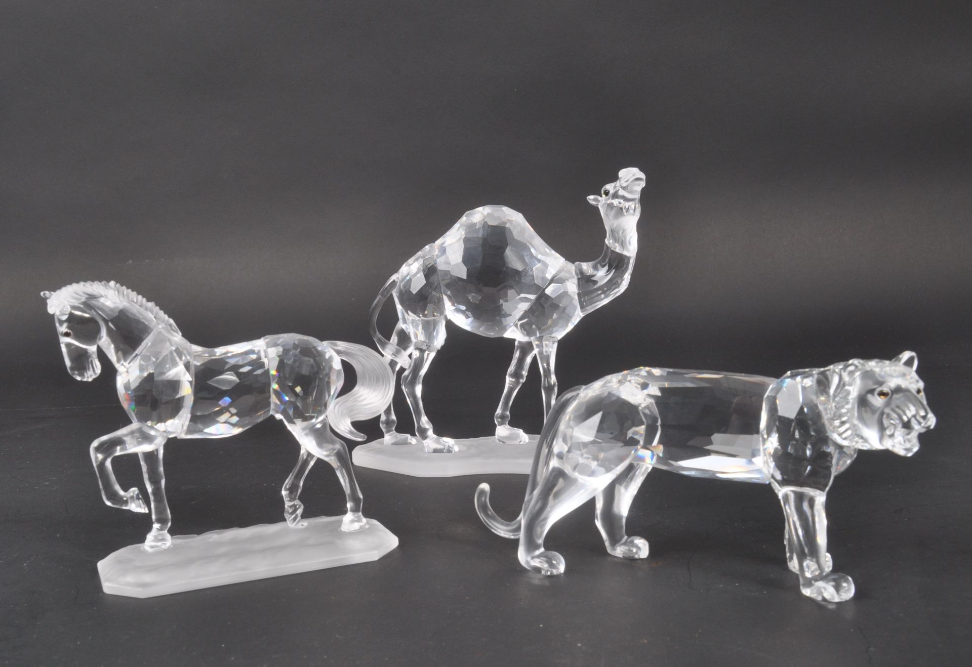 SWAROVSKI - FIVE SILVER CRYSTAL ANIMAL FIGURES - Bild 4 aus 9