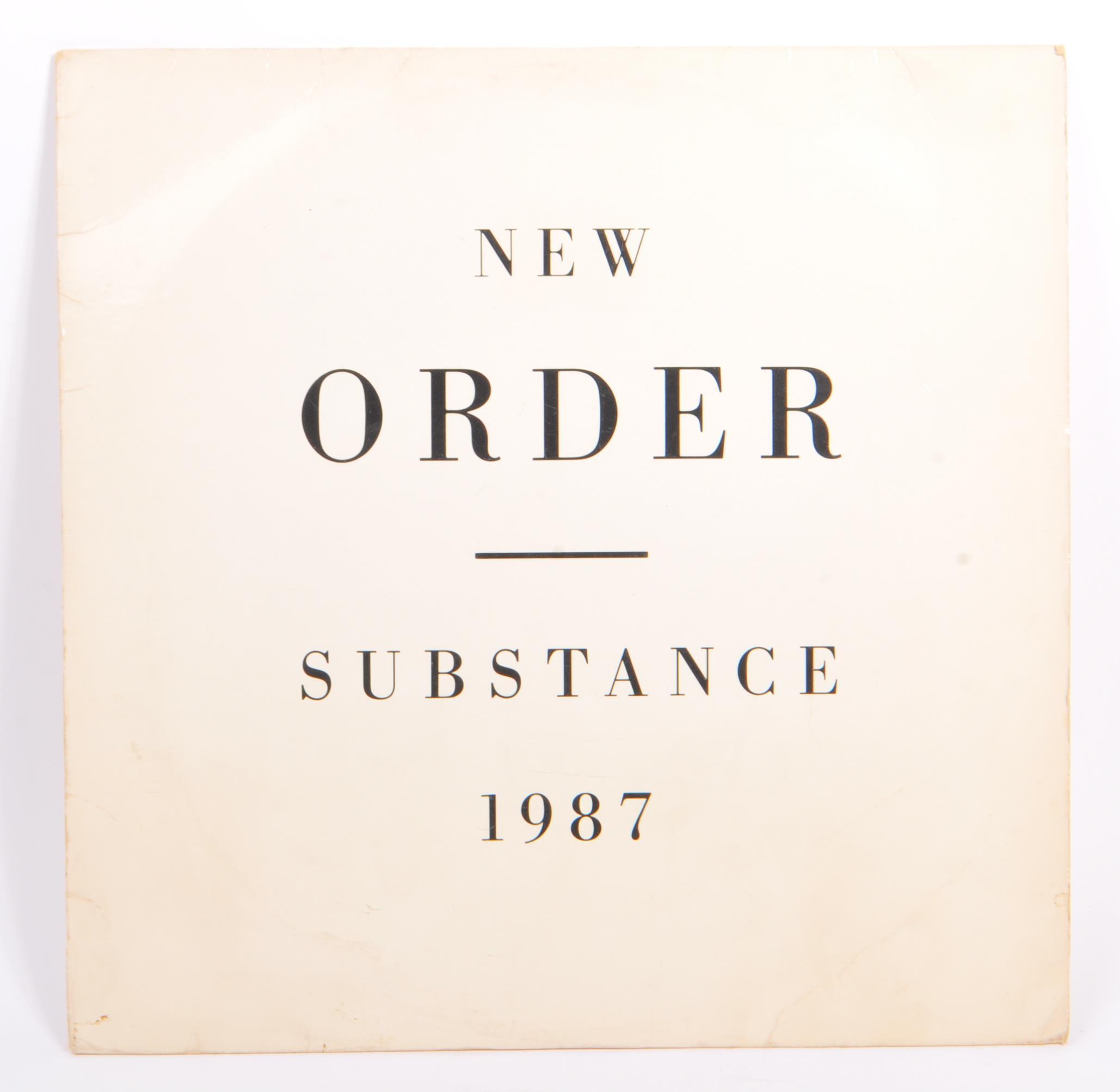 1987 NEW ORDER SUBSTANCE DOUBLE RECORD VINYL SET