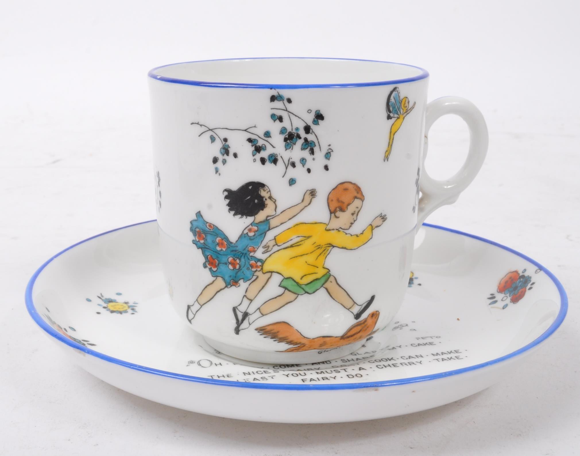 EARLY 20TH CENTURY GLADYS PETO TEACUP SET - Image 5 of 8