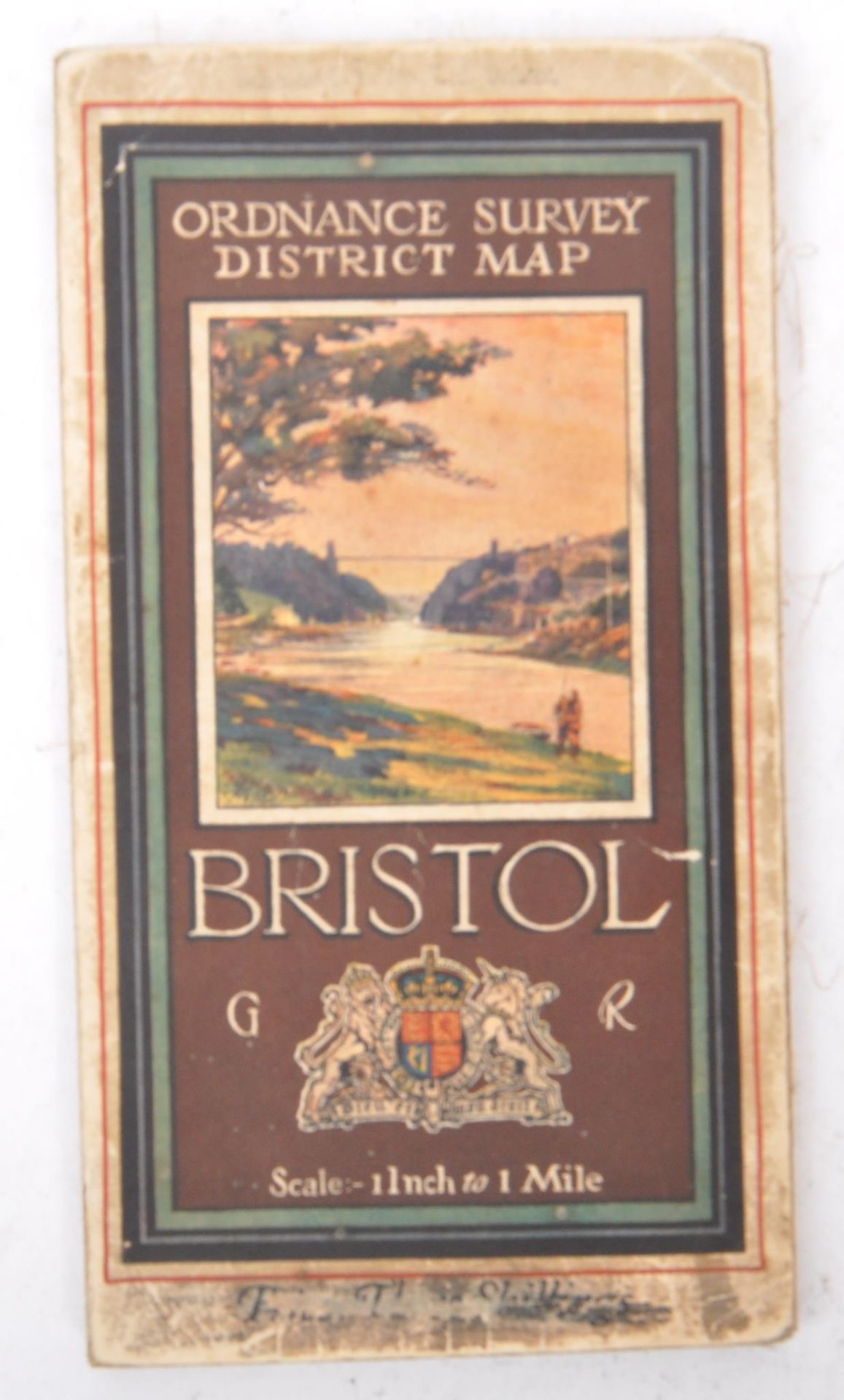 1922 ORDNANCE SURVEY ONE INCH OF BRISTOL DISTRICT MAP - Bild 5 aus 5