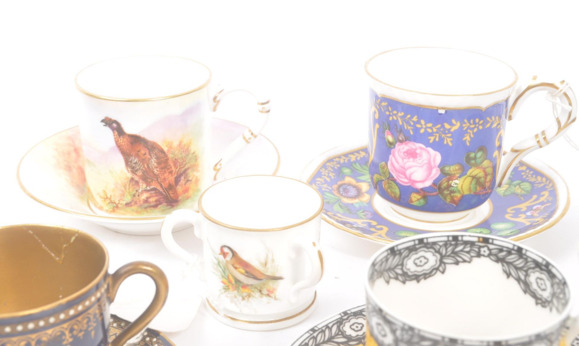ROYAL WORCESTER - COLLECTION OF MINIATURE TEACUPS - Image 4 of 8
