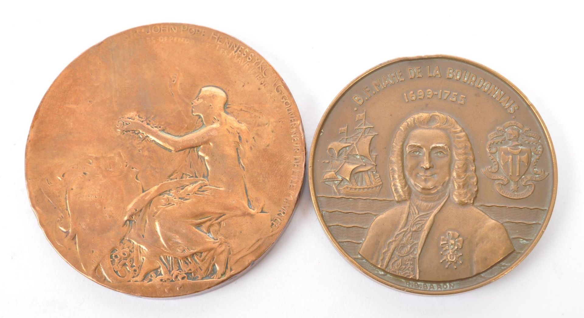 19TH CENTURY SIR JOHN POPE HENNESSY BRONZE MEDAL - Image 4 of 6
