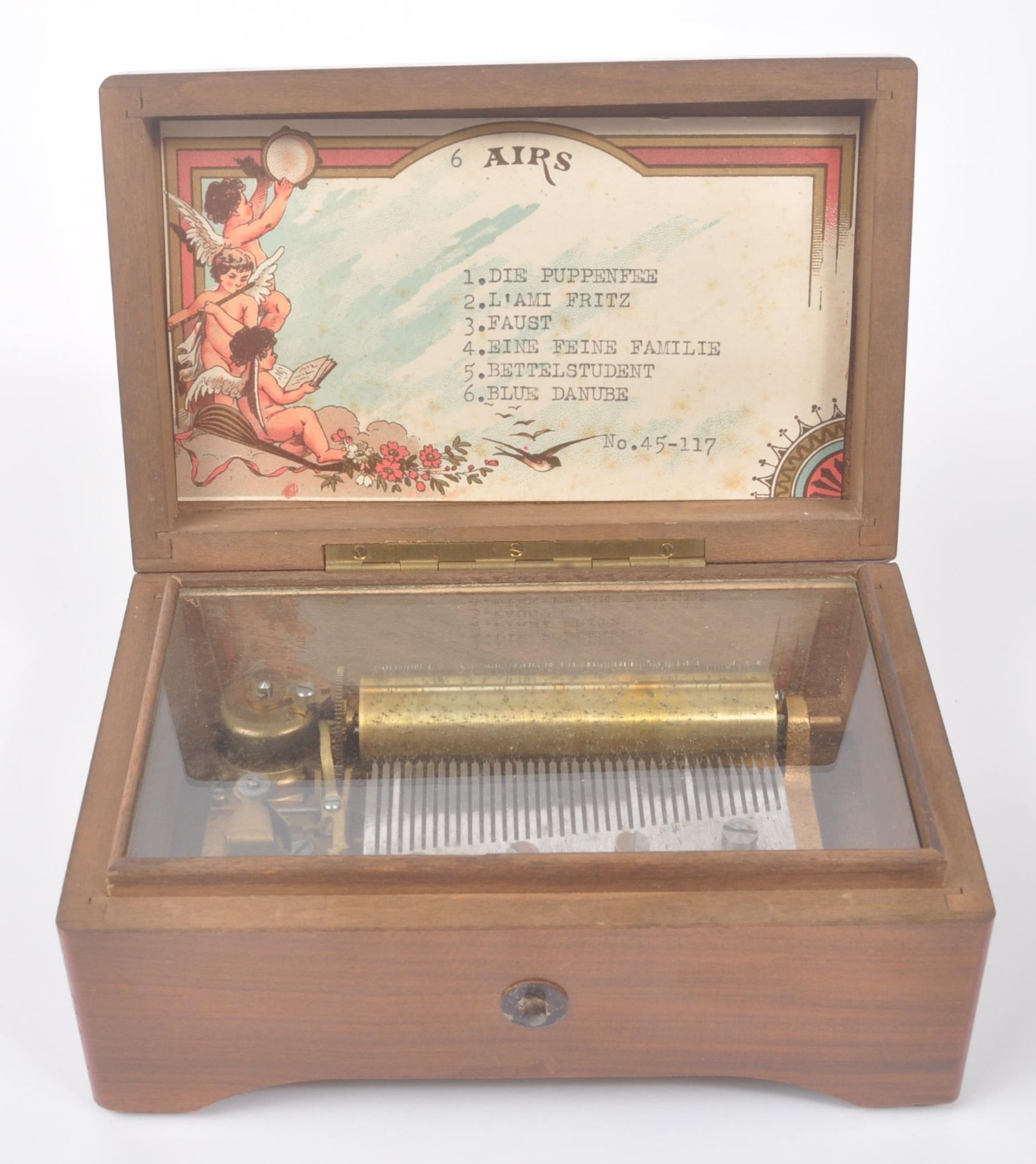 20TH CENTURY HARRODS '6 AIRS' MUSIC BOX - Bild 3 aus 6