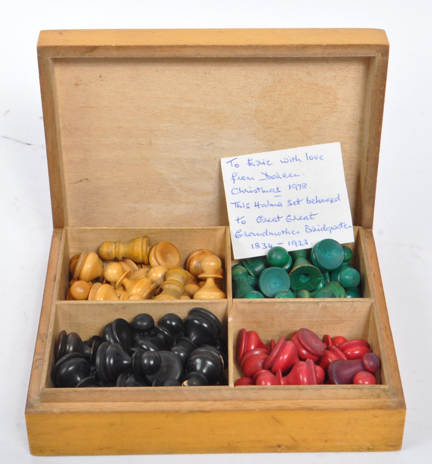 19TH CENTURY WOODEN GAMES BOXES - Bild 4 aus 10