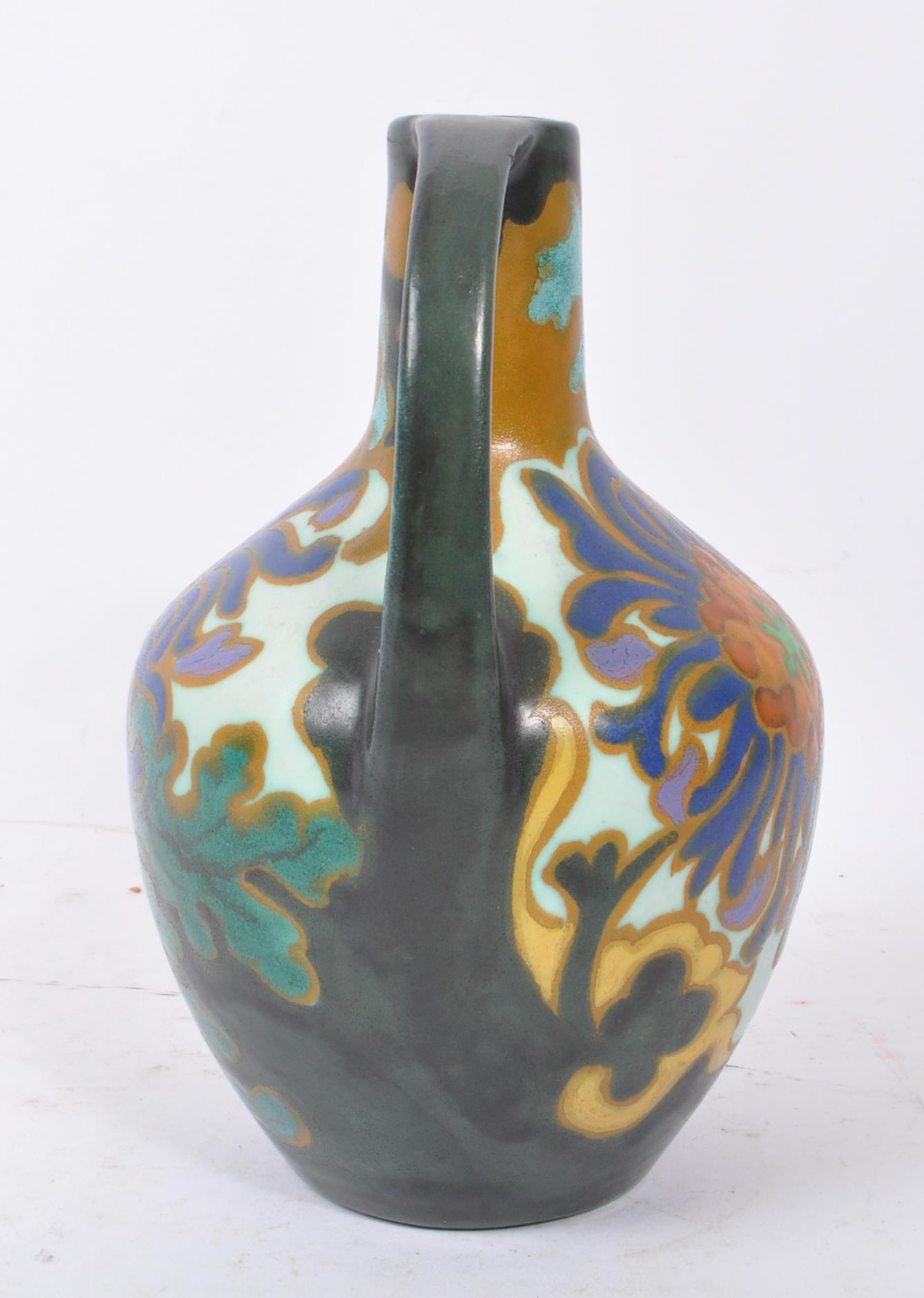 HOLLAND AMPHORA CHRISANT ART NOUVEAU VASE - Image 4 of 5