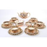 ROYAL CROWN DERBY - IMARI TRADITIONAL 2451 TEA SERVICE