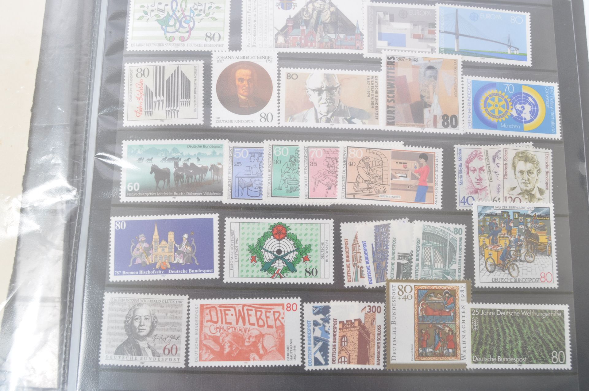 COLLECTION OF LATE 20TH CENTURY GERMAN POSTAGE STAMPS - Image 3 of 5
