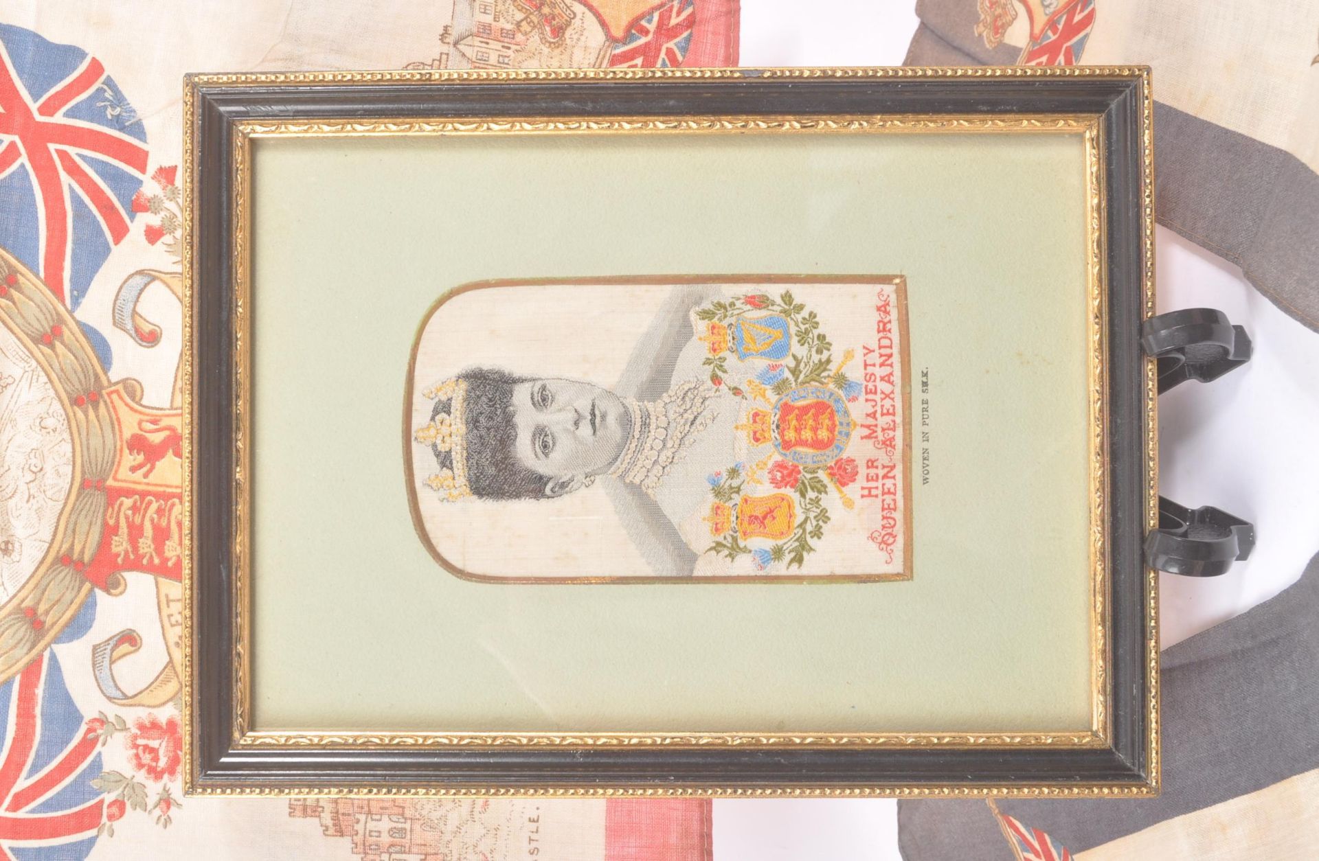 COLLECTION OF QUEEN ALEXANDRA ITEMS - HANDKERCHIEFS ETC - Image 3 of 6