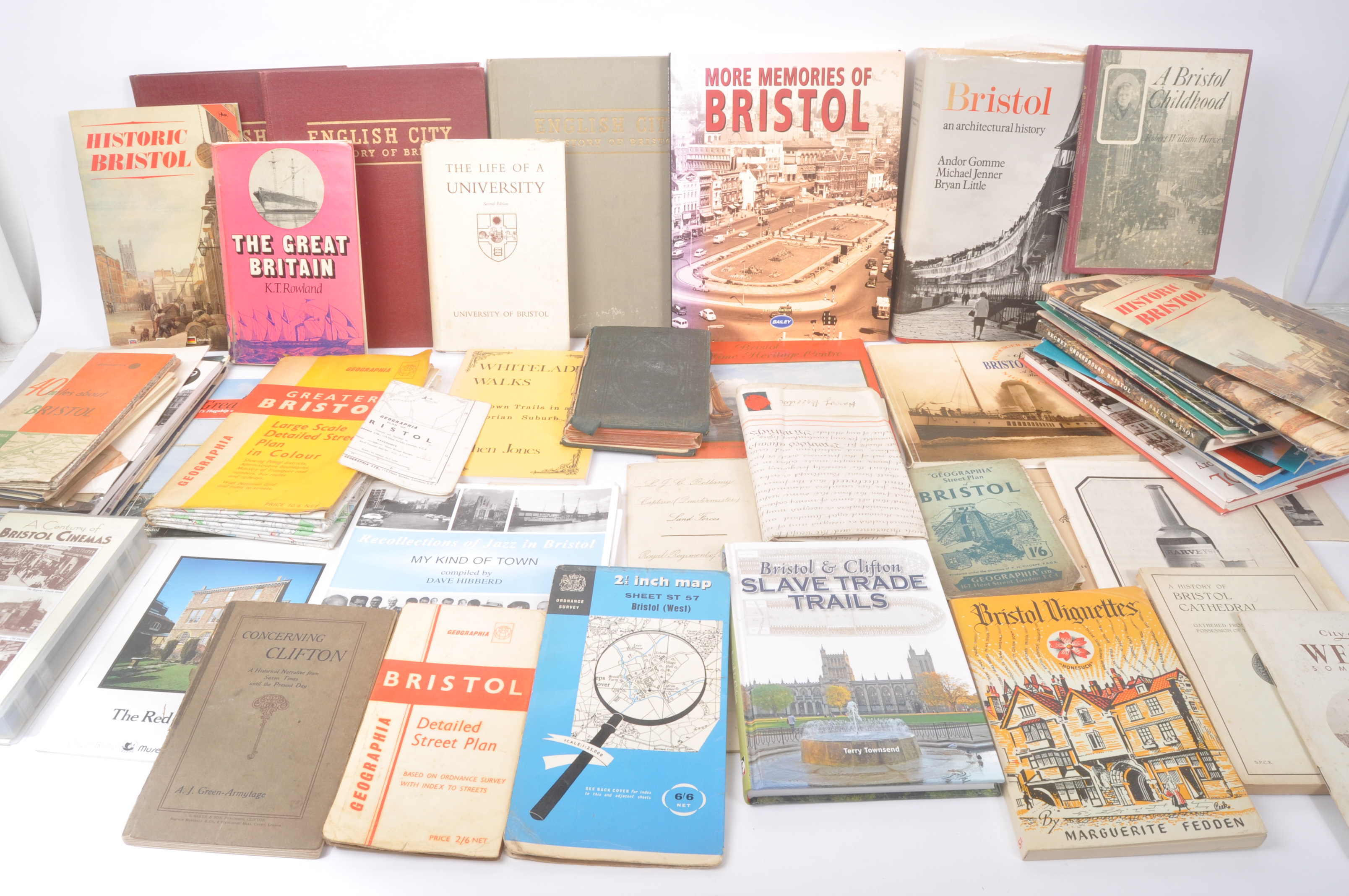 BRISTOL INTEREST - COLLECTION OF RELATED BOOKS AND EPHEMERA