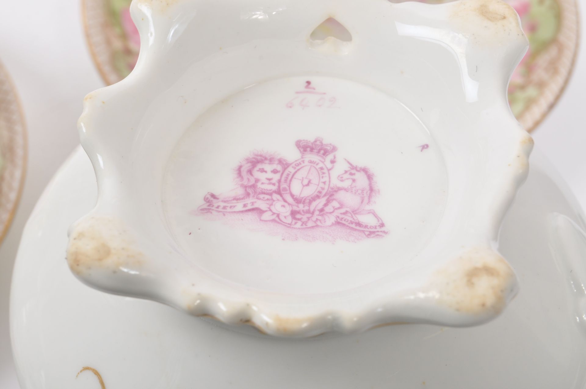 ROYAL DOULTON / LONGTON - DINNER / TEA SERVICE PINK ROSE - Bild 14 aus 14