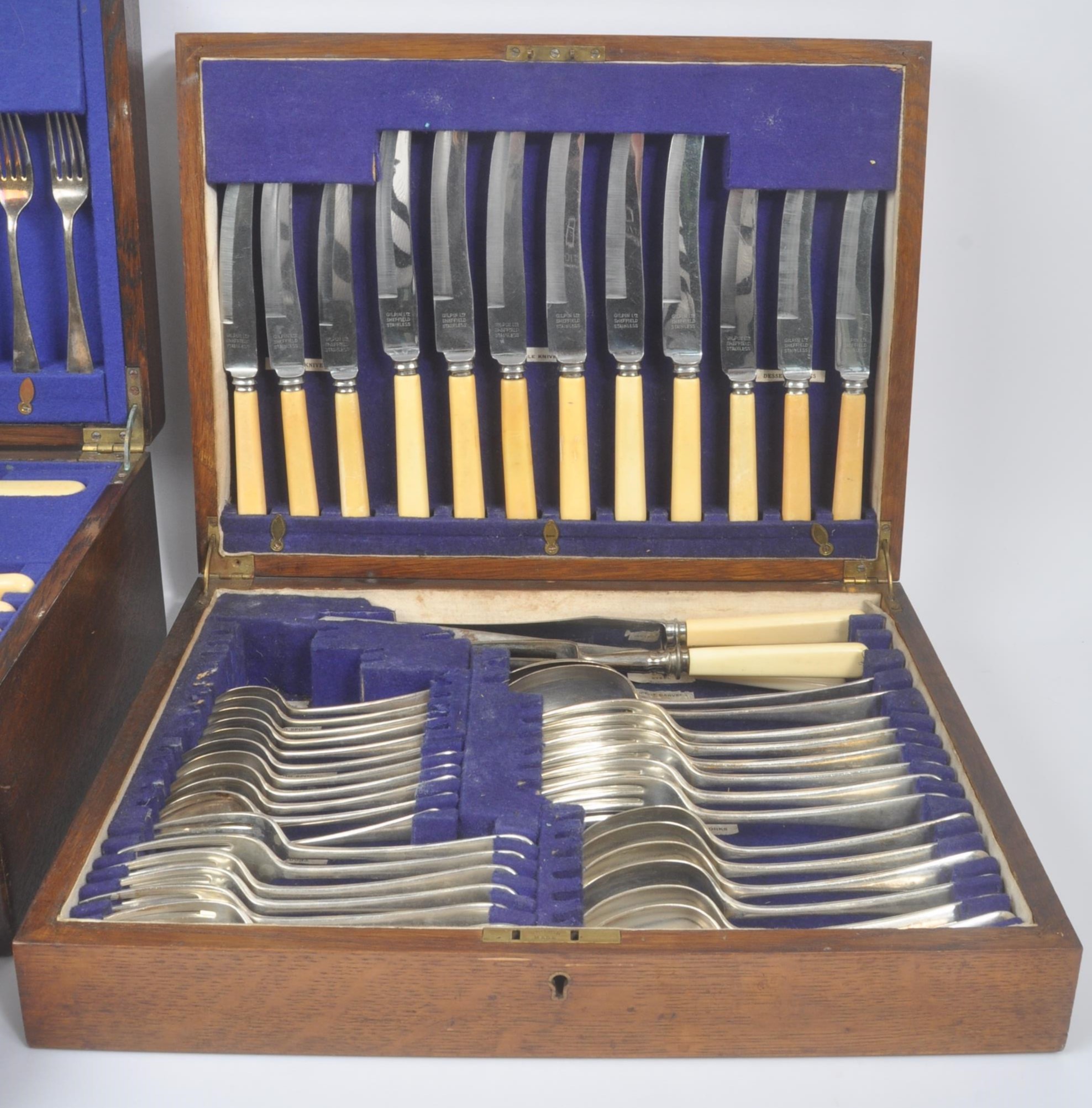 FIRTHS & GILPIN LTD - TWO 1920S CUTLERY CANTEENS - Image 2 of 7