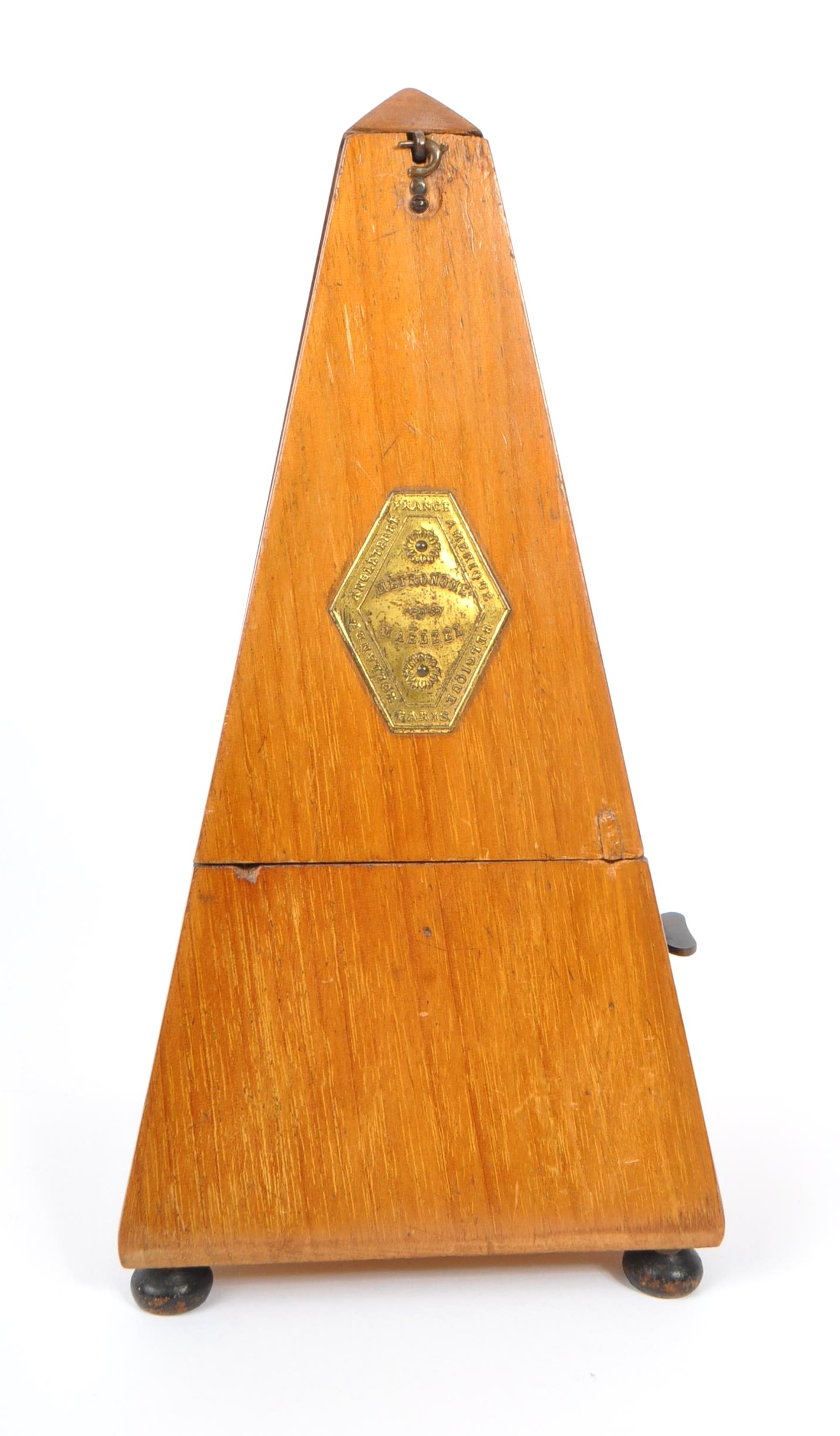 MAELZEL - EARLY 20TH CENTURY WALNUT METRONOME