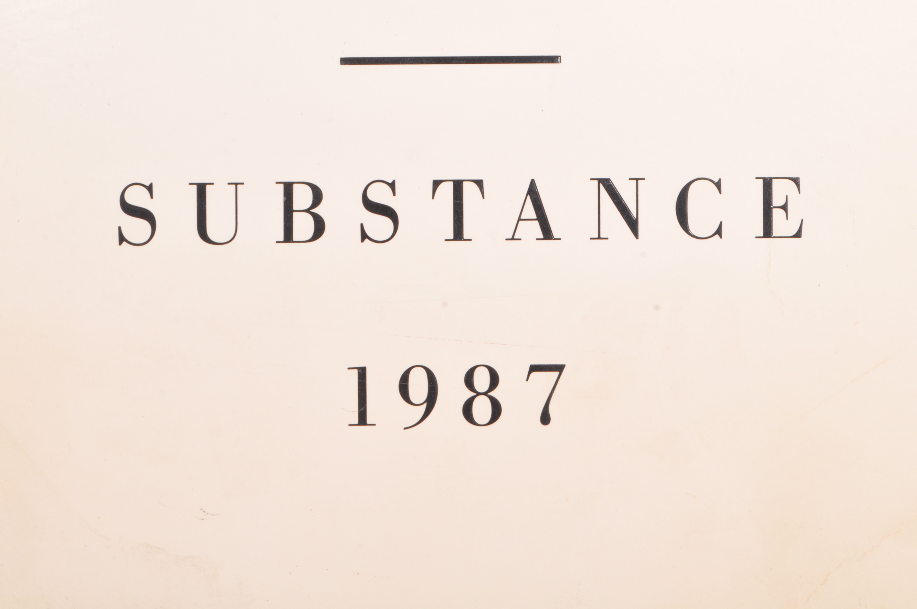 1987 NEW ORDER SUBSTANCE DOUBLE RECORD VINYL SET - Image 3 of 5