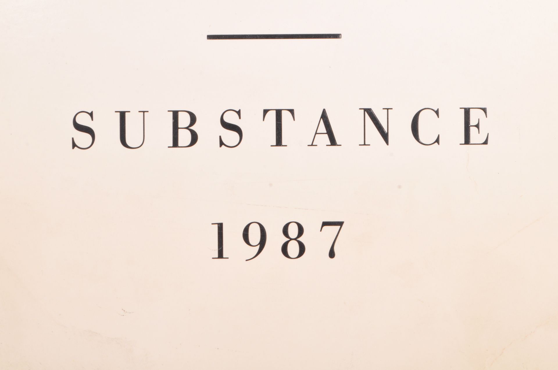 1987 NEW ORDER SUBSTANCE DOUBLE RECORD VINYL SET - Image 3 of 5