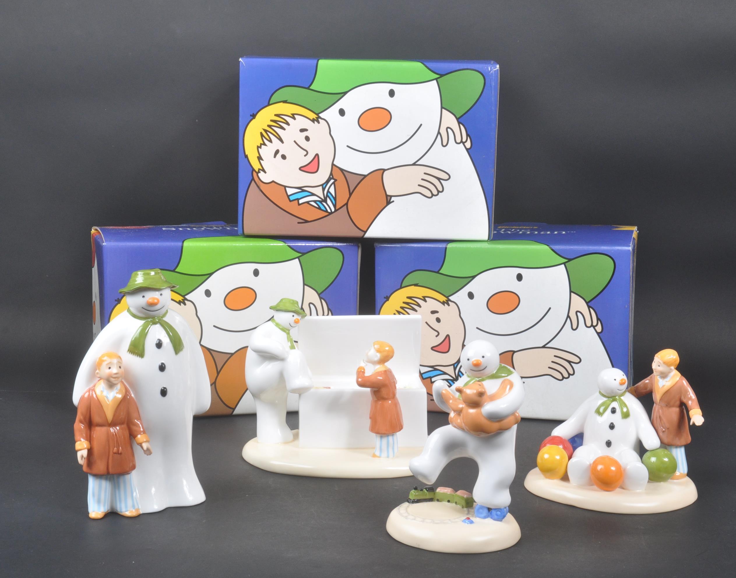 COALPORT CHARACTERS - THE SNOWMAN - PORCELAIN FIGURINES