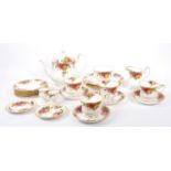 MID 20TH CENTURY OLD COUNTRY ROSES ROYAL ALBERT TEA SET