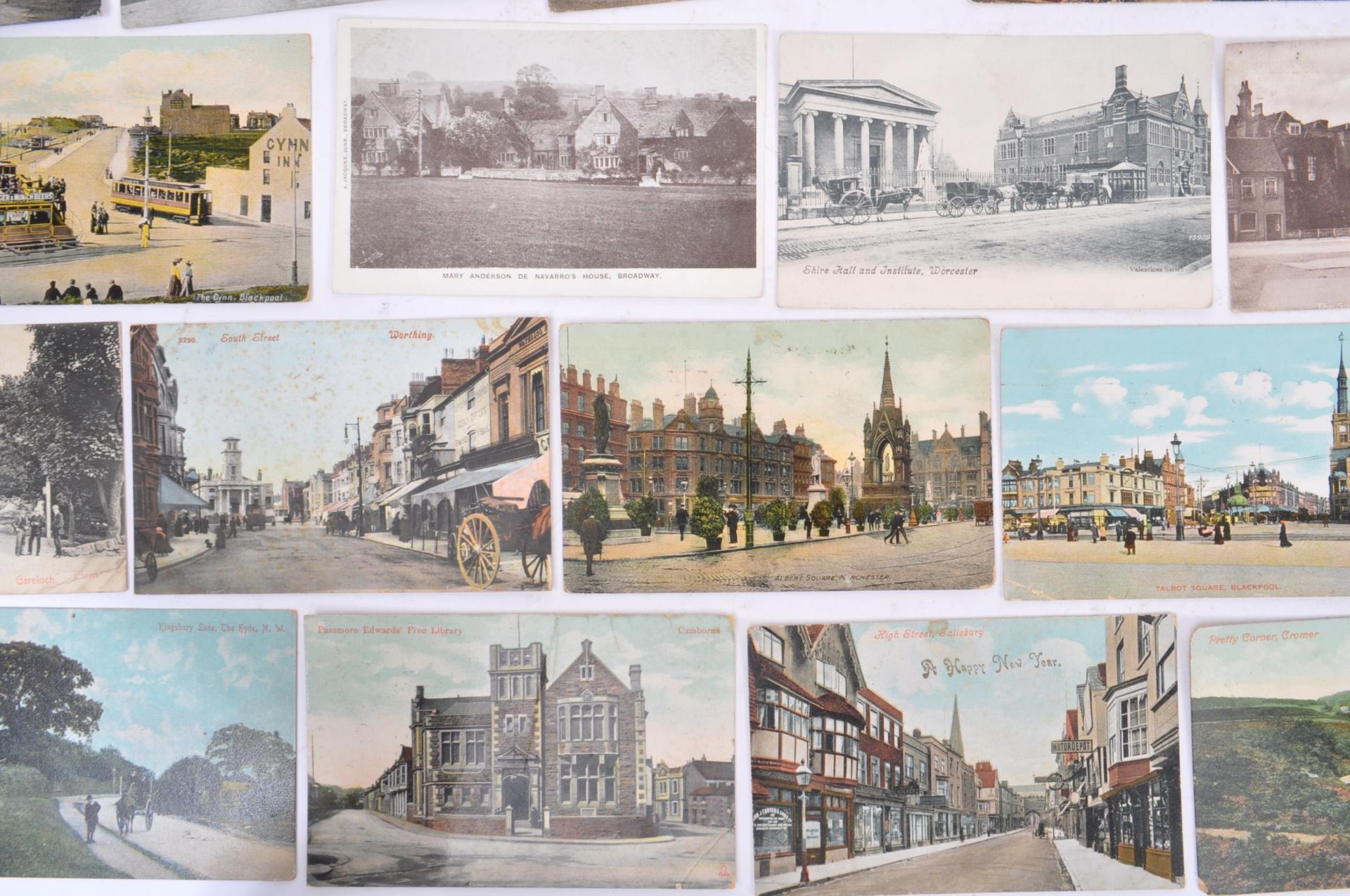 EXTENSIVE UNSORTED EDWARDIAN TOPOGRAPHICAL POSTCARDS - Image 7 of 23