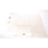 12TH DUKE OF SOMERSET SIGNED LARGE VELLUM