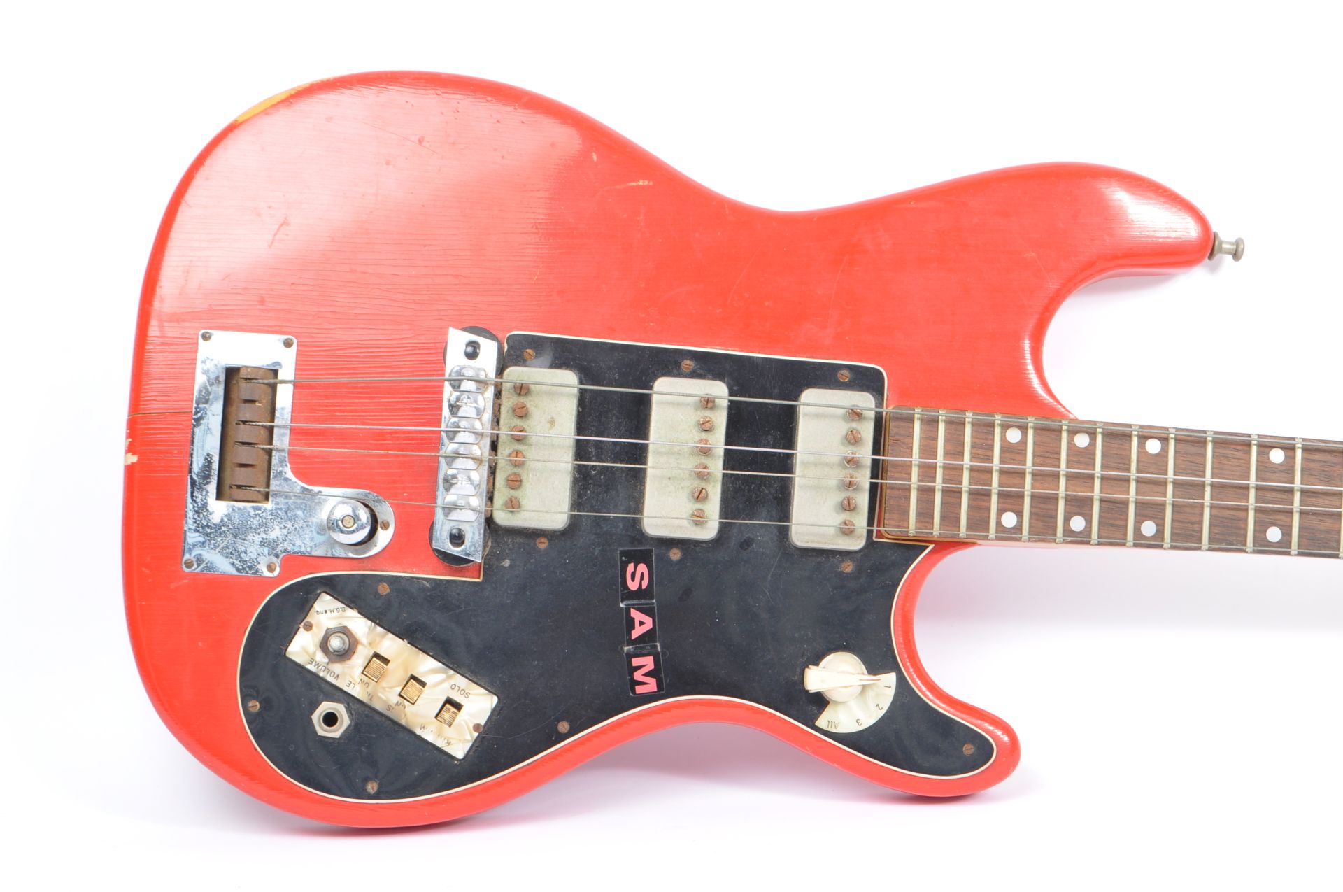 HOFNER - 1960S RED GALAXIE ELECTRIC GUITAR - Image 2 of 9