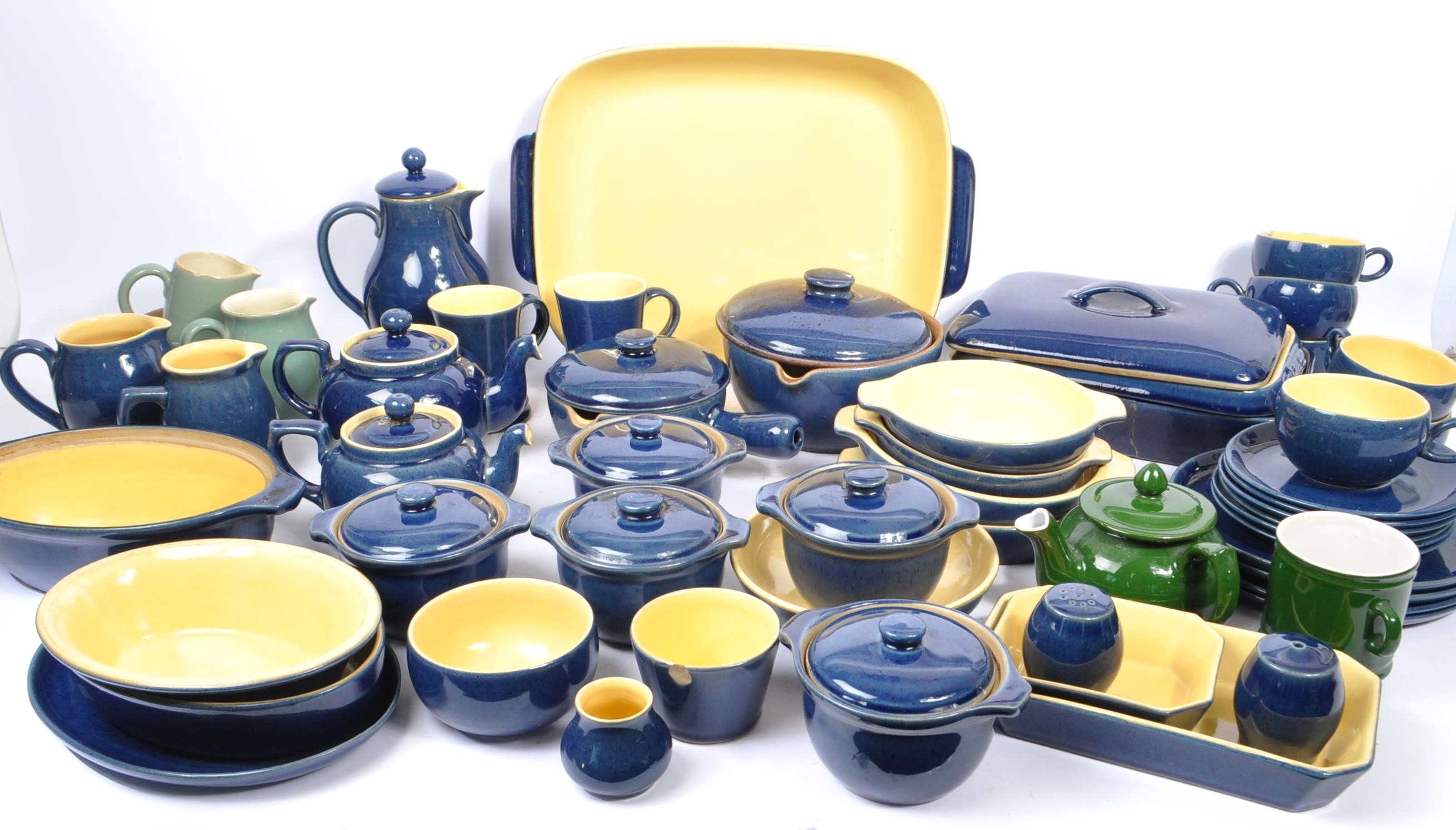 LARGE QUANTITY OF DENBY "CORNFLOWER BLUE" DINNERWARE