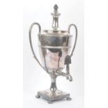 20TH CENTURY DECO SILVER PLATED SAMOVAR