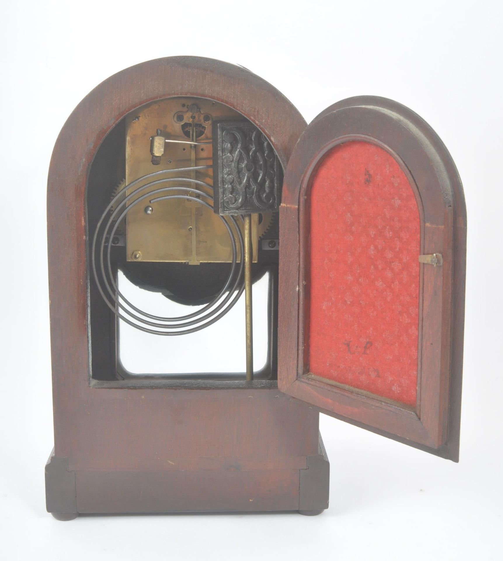 EARLY 20TH CENTURY BAKELITE 8-DAY MANTLE CLOCK - Image 4 of 5