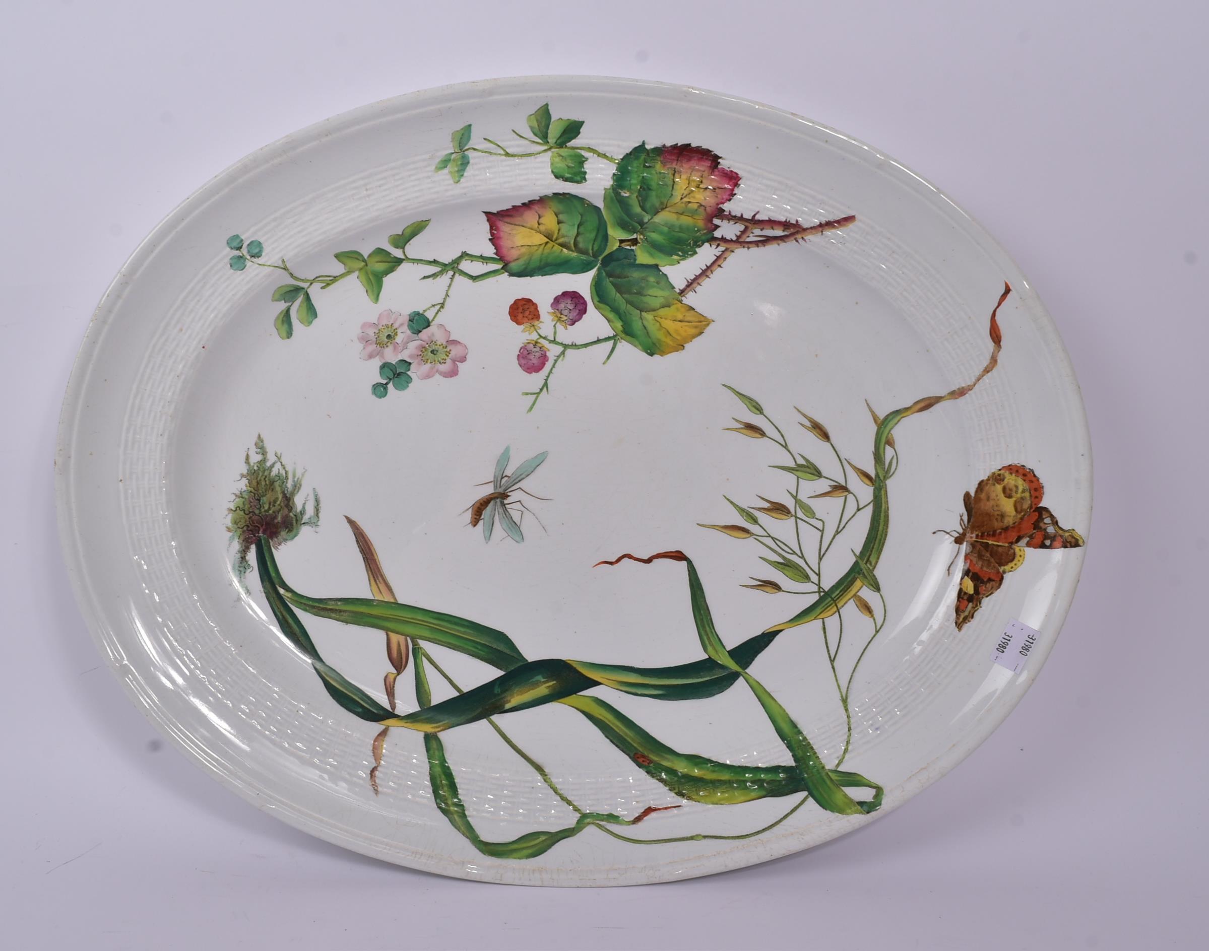 MINTON - WEDGWOOD - TWO LARGE CHINA PLATTER PLATES - Image 2 of 7