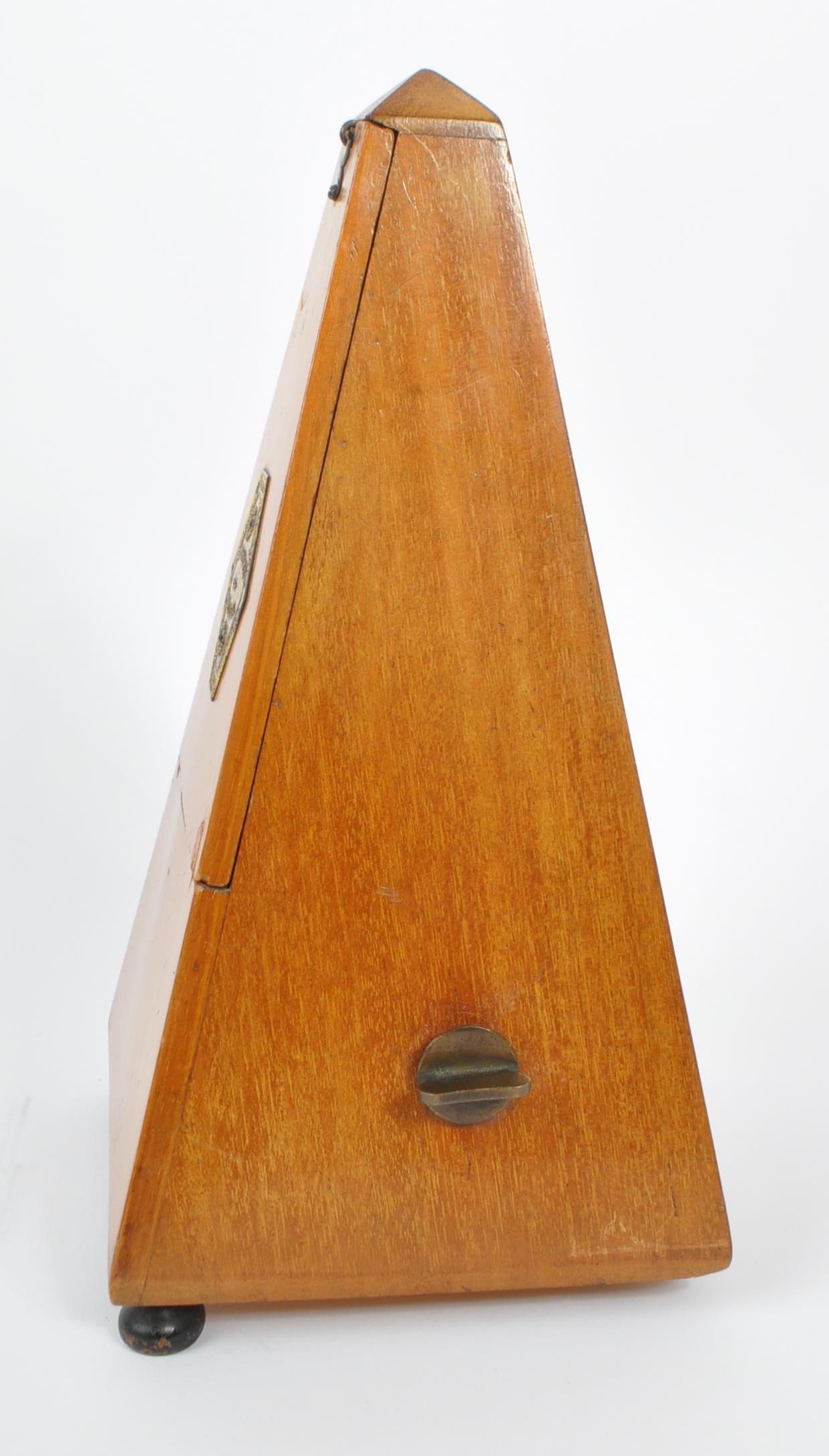 MAELZEL - EARLY 20TH CENTURY WALNUT METRONOME - Image 3 of 6