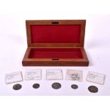 COLLECTION OF FIVE 13TH - 17TH CENTURY SILVER COINS
