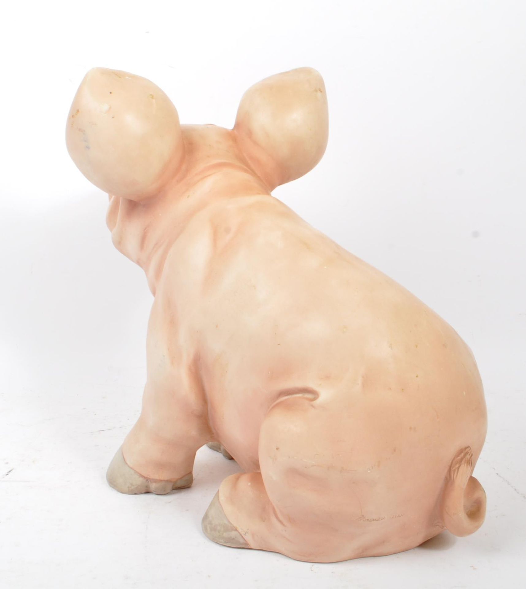 LATE 20TH CENTURY DECORATIVE INTERIOR PIG ORNAMENT - Image 3 of 5