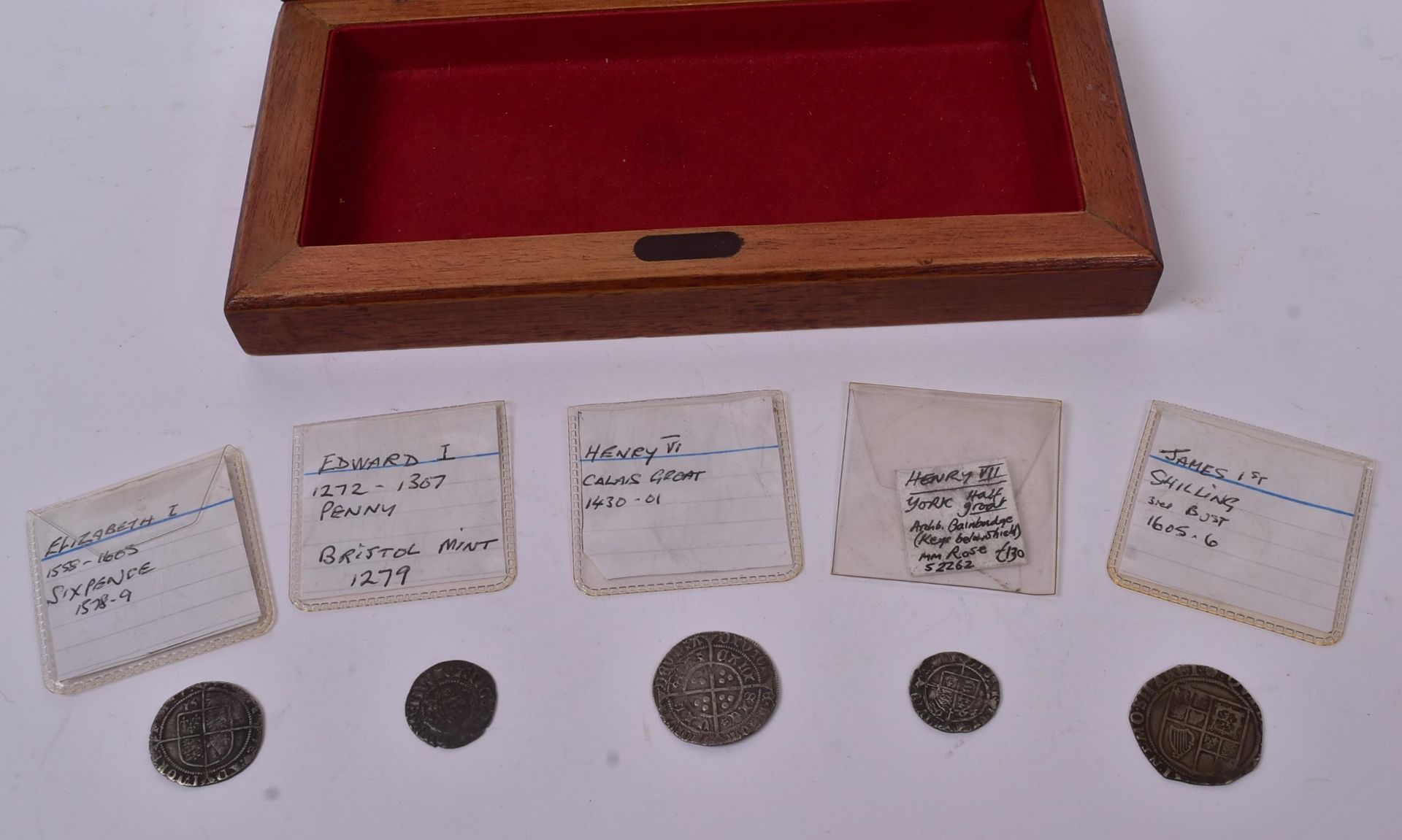 COLLECTION OF FIVE 13TH - 17TH CENTURY SILVER COINS - Image 2 of 3