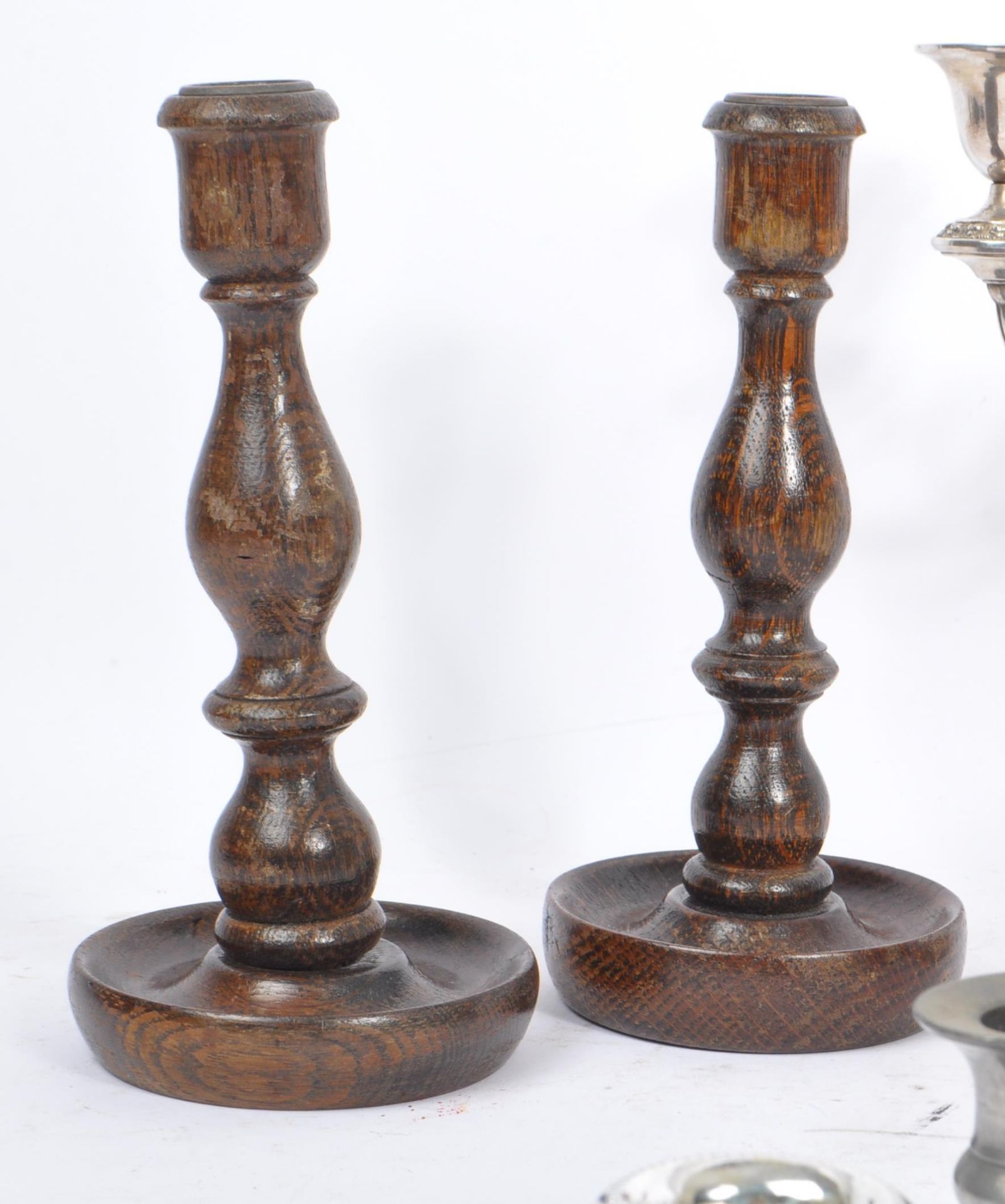 COLLECTION OF 20TH CENTURY CANDLESTICKS - Bild 3 aus 7