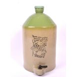 COATES OF SOMERSET - MID CENTURY EARTHENWARE CIDER KEG